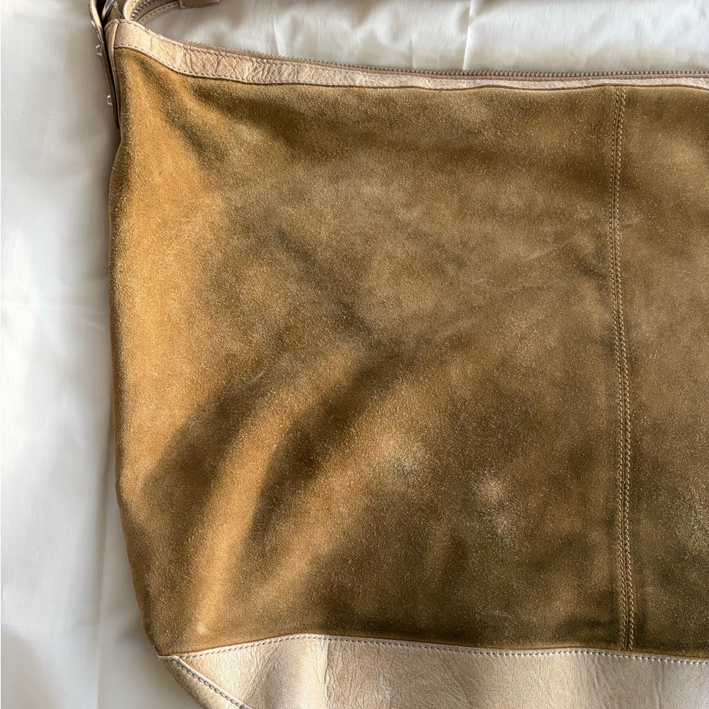 Balenciaga XL Courier Hobo Weekender Bag in Suede AUTHENTIC - Picture 9 of 16